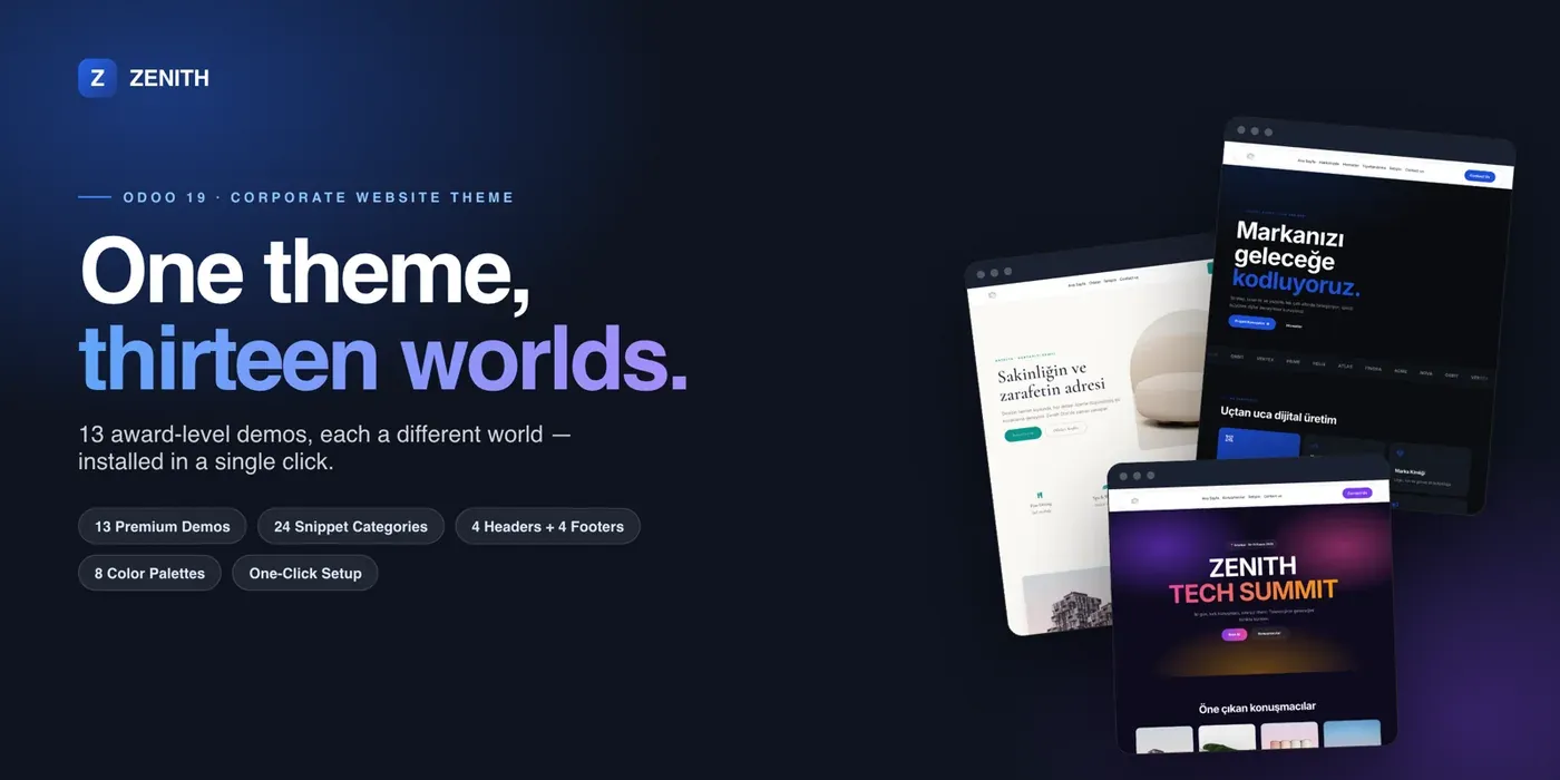 Zenith · Corporate Website Theme