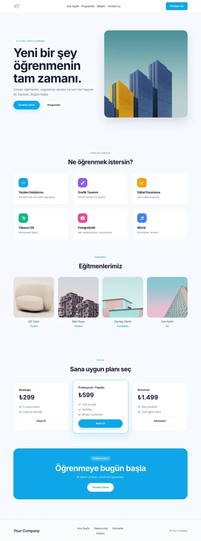 Zenith · Corporate Website Theme 10