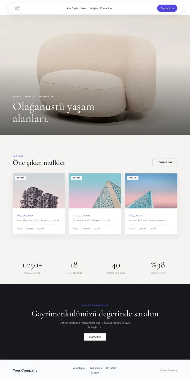 Zenith · Corporate Website Theme 9