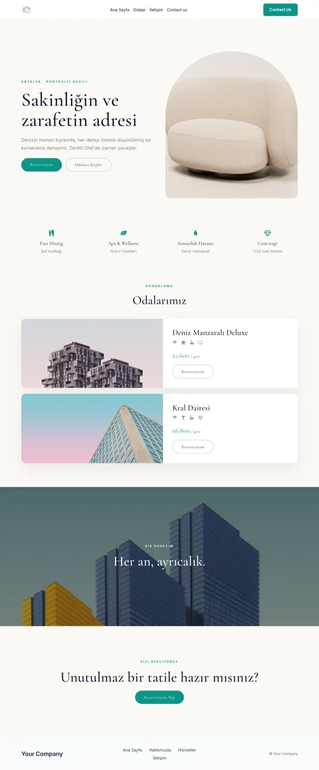 Zenith · Corporate Website Theme 4